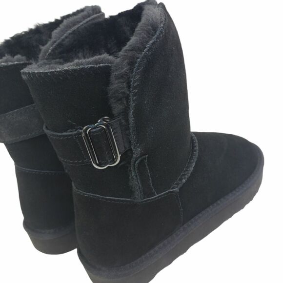 Style & Co Boots Women's 6 M Black Suede Winter  Booties Teenyy - Picture 4 of 6